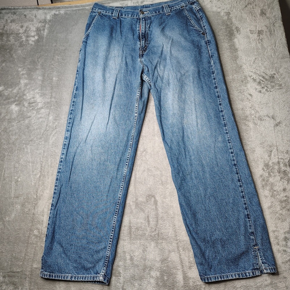 Vintage Levis Jeans Womens 16 Blue Dry Goods Two Horse Brand Relaxed Bootcut Fit
